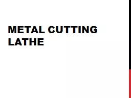 Metal cutting Lathe
