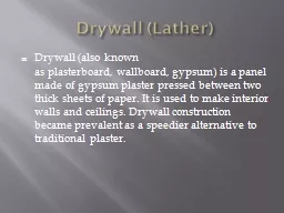 Drywall (Lather)