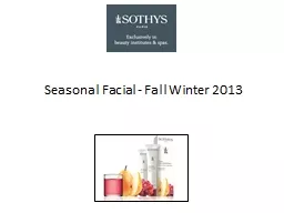 Seasonal Facial - Fall