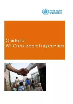 WHO collaborating centres