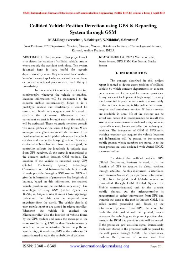 SSRG International Journal of Electronics and Communication Engineerin