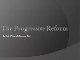 The Progressive Reform