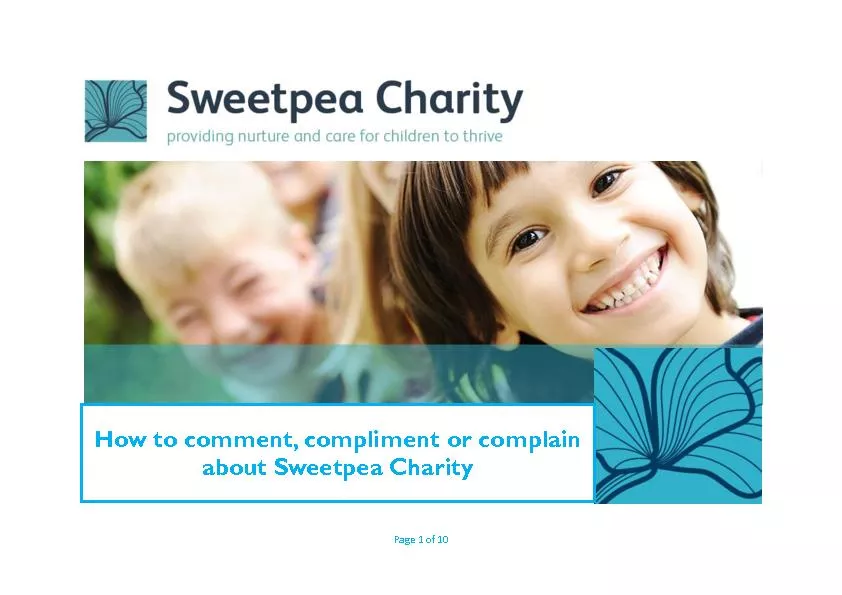 Sweetpea Charity