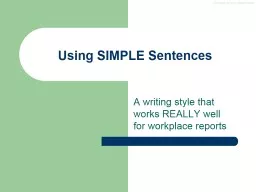 A writing style that works REALLY well for workplace report
