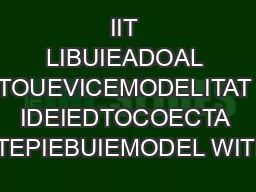 IIT LIBUIEADOAL TOUEVICEMODELITAT IDEIEDTOCOECTA ETEPIEBUIEMODEL WITIT