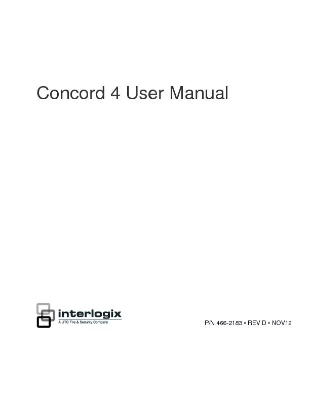 Concord 4 User Manual