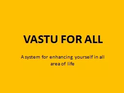 VASTU FOR ALL
