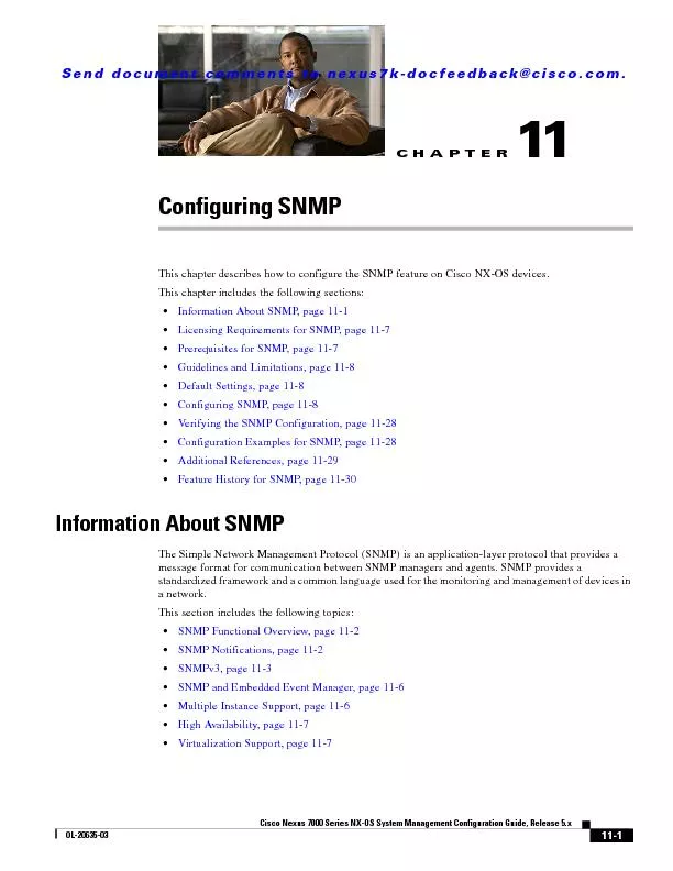 Configuring SNMS