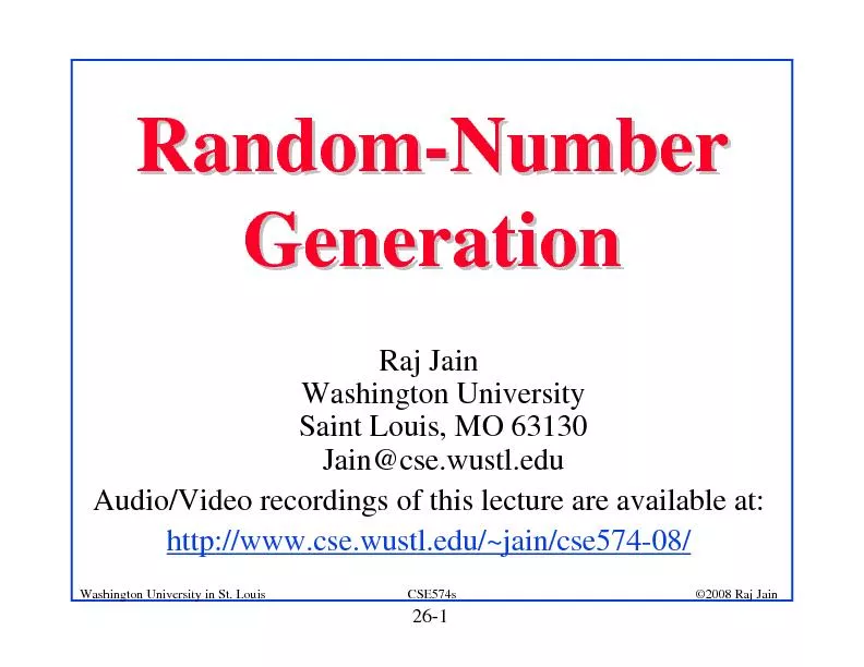 Random- number generation