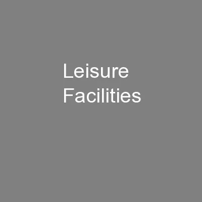 Leisure Facilities