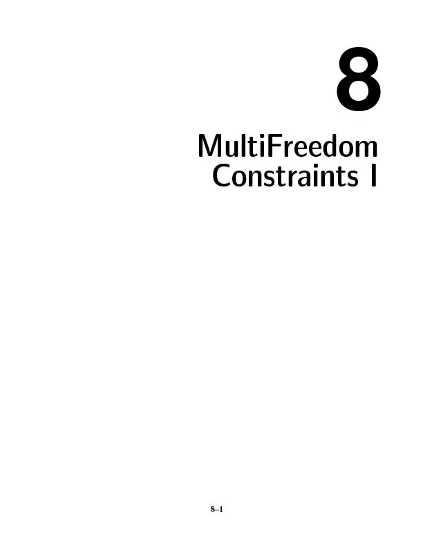 multifreedom constraints