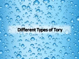 Different Types of Tory