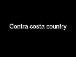 Contra costa country