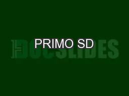 PRIMO SD