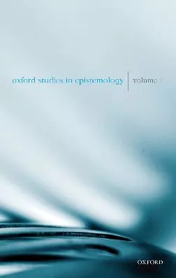 Oxford studies in opisermology