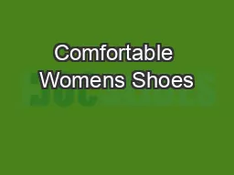 Comfortable Womens Shoes