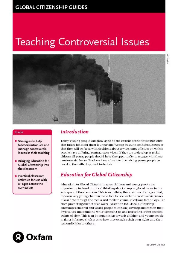 Teaching controversial issues
