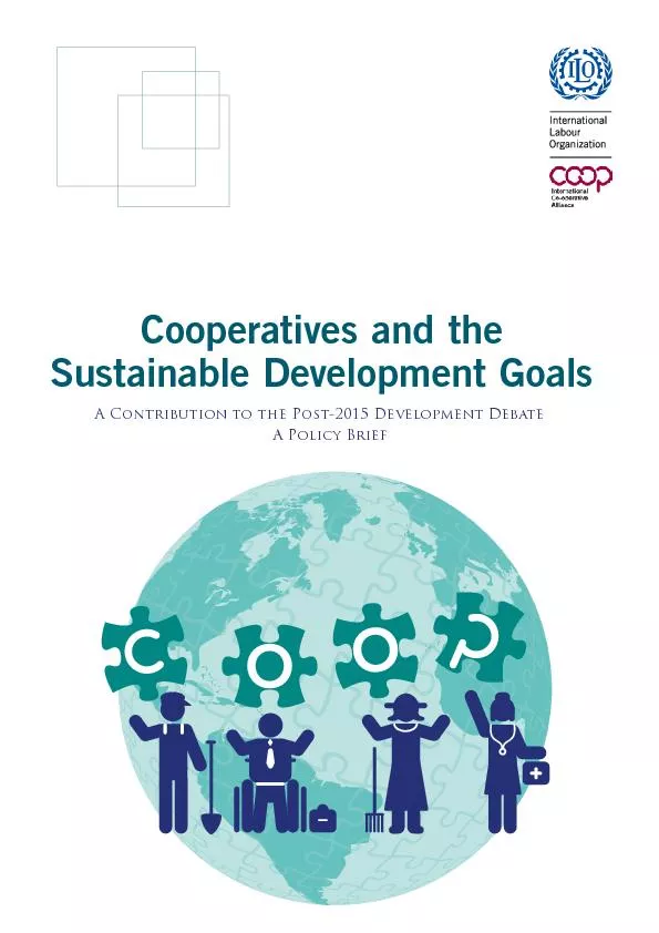 Cooperatives and the Sustainable Development Goals