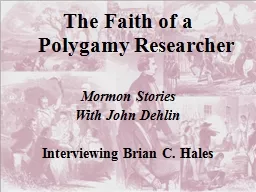 The Faith of a Polygamy Researcher
