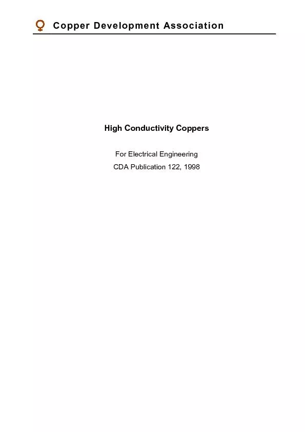High conductivity coppers