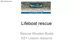 Lifeboat rescue