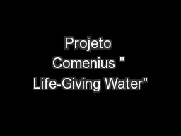 Projeto Comenius 