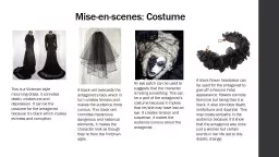 Mise-en-scenes: Costume