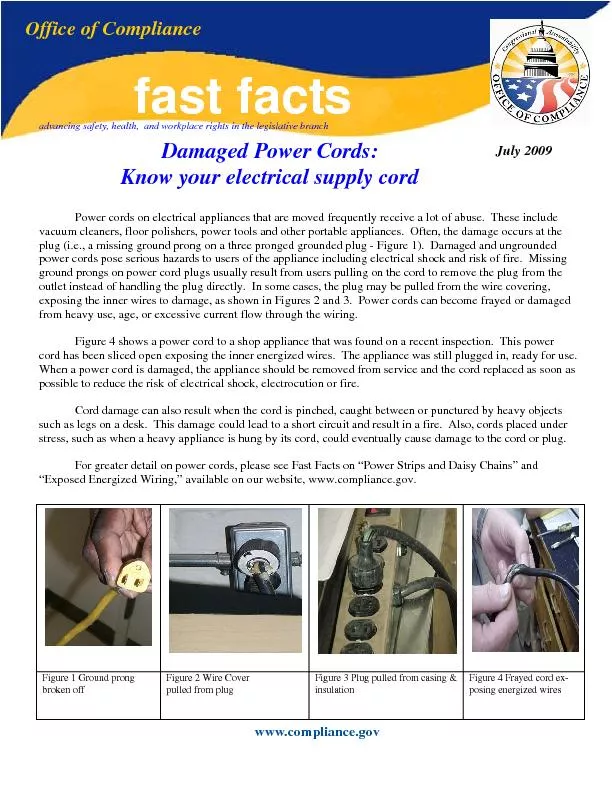 Damaged power cords know your electrical supply cord