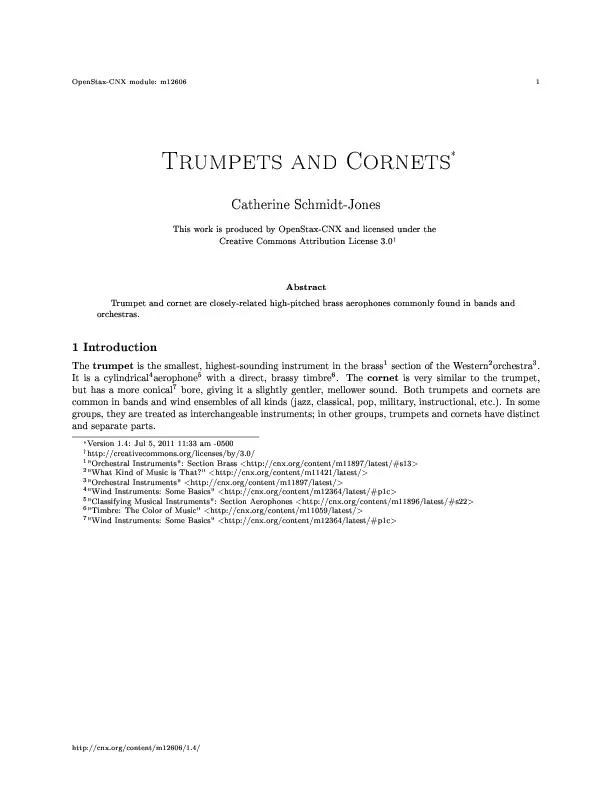 Trumpets and cornets