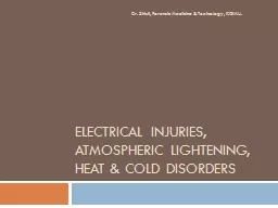 Electrical injuries, Atmospheric lightening,