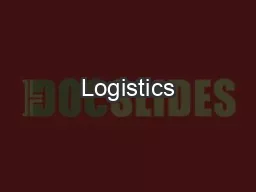 Logistics Network Analysis
