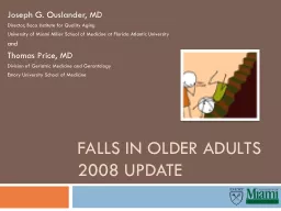 Falls in Older Adults