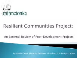 Resilient Communities Project