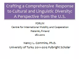 Crafting a Comprehensive Response to Cultural and Linguisti
