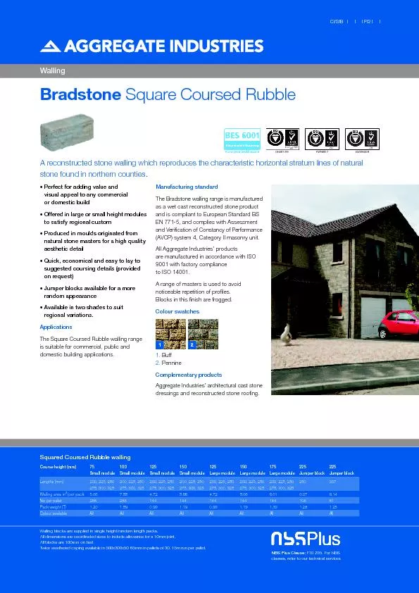 Bradstone square coursed rubble