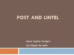 Post and Lintel