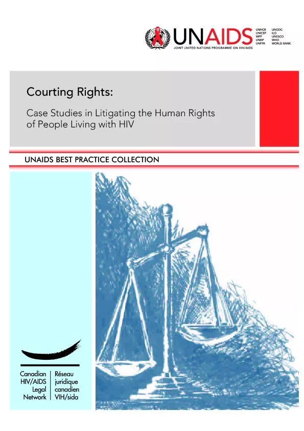 Case studies in litigating the human rights of people living with HIV