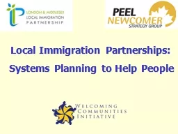 Local Immigration Partnerships: