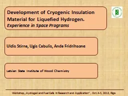 Development of Cryogenic Insulation Material for Liquefied