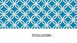 Tessellations
