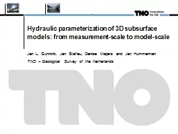 Hydraulic parameterization of 3D subsurface models: from me