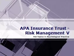 APA Insurance Trust -