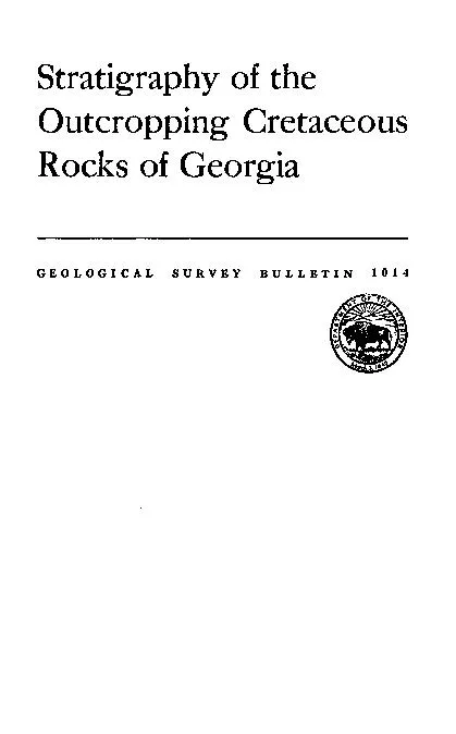 Stratigraphy  of the outcropping cretaceous rocks of Georgia