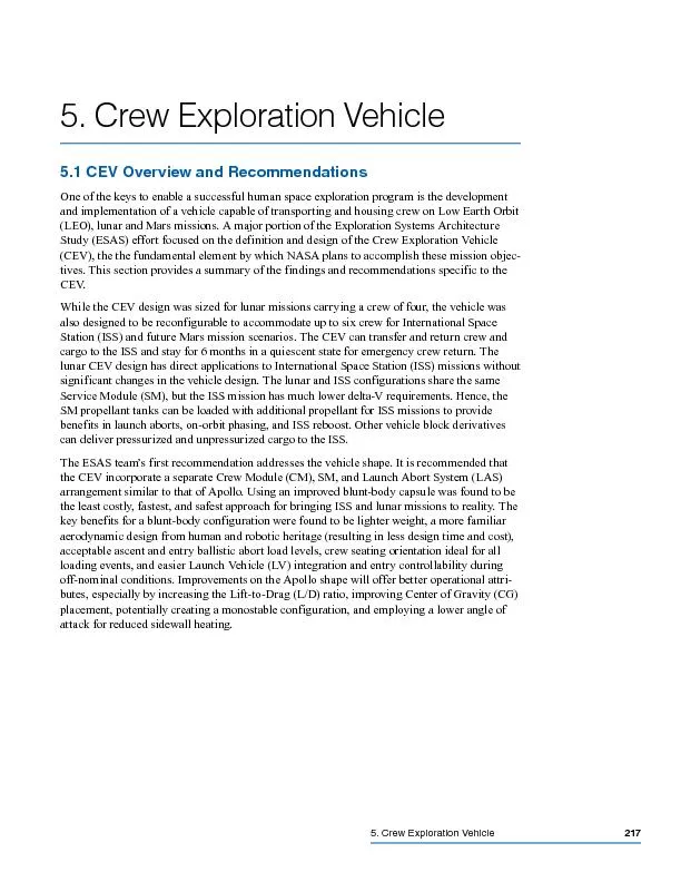 Crew Exploration Vehicle