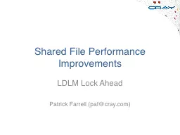 Shared File Performance Improvements