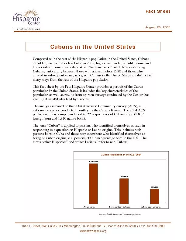 Cubans in the United states