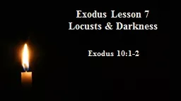 Exodus Lesson 7