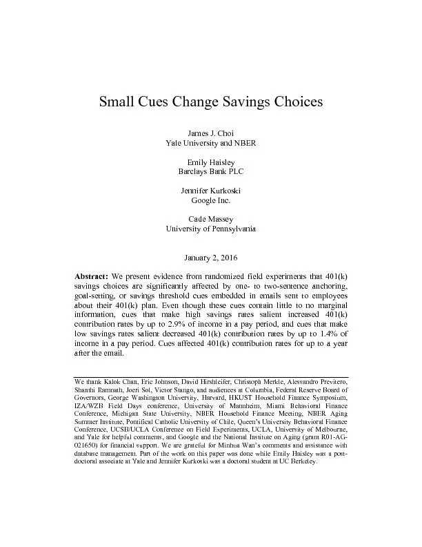 Small cues change saving choices