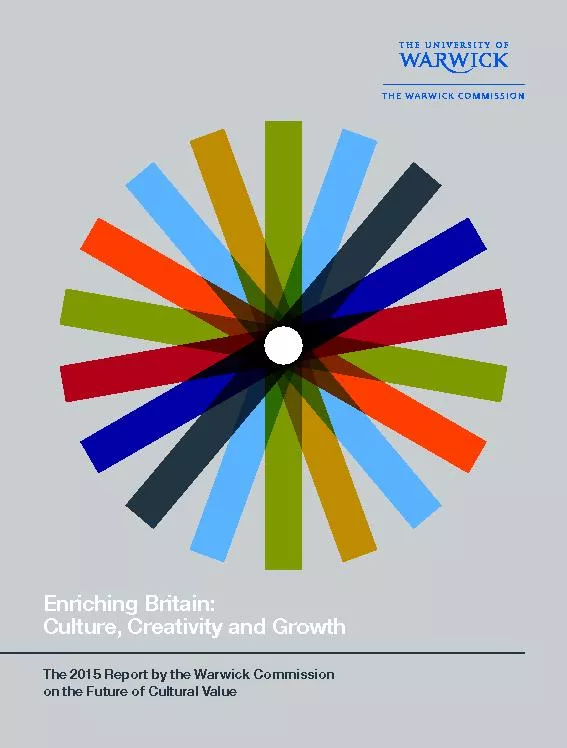 Enriching  Britain  Culture,  Creativity  and Growth