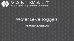 Water Level loggers